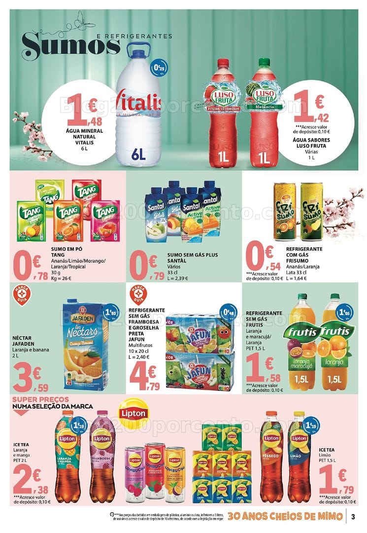 Antevisão Folheto E-LECLERC Especial Bebidas de Verão Promoções de 14 a 26 julho